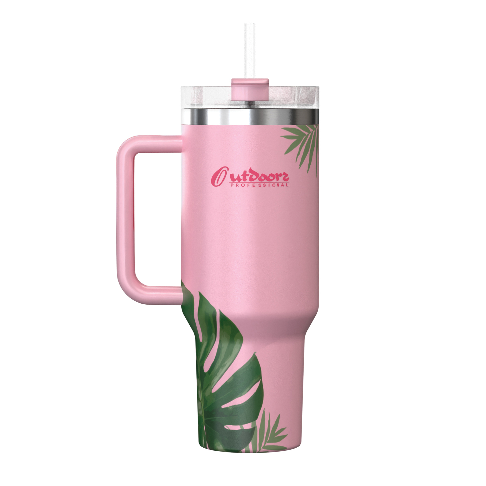 Outdoors Professional, Double-Walled Insulated Tumbler with Straw, Size 40 oz, Color Other, Model# OUTD9249